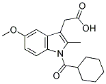 1-BENZOYL-5-METHOXY-2-METHYLINDOLE-3-ACETIC ACID Struktur