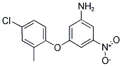 3-(4-CHLORO-2-METHYL-PHENOXY)-5-NITRO-PHENYLAMINE Struktur