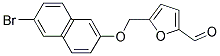 5-(6-BROMO-NAPHTHALEN-2-YLOXYMETHYL)-FURAN-2-CARBALDEHYDE Struktur