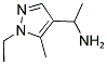 1-(1-ETHYL-5-METHYL-1H-PYRAZOL-4-YL)-ETHYLAMINE Struktur