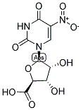 5-NITRO-1-(BETA-D-RIBOSYLURONIC ACID)URACIL Struktur