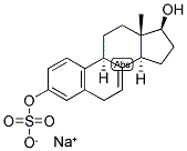 1,3,5(10), 7-ESTRATETRAEN-3,17-BETA-DIOL 3-SULPHATE, SODIUM SALT Struktur