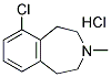 6-CHLORO-2,3,4,5-TETRAHYDRO-3-METHYL-1H-3-BENZAZEPINE HYDROCHLORIDE Struktur