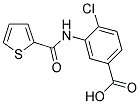 4-CHLORO-3-[(THIOPHENE-2-CARBONYL)-AMINO]-BENZOIC ACID Struktur