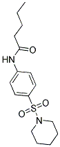 N-[4-(PIPERIDIN-1-YLSULFONYL)PHENYL]PENTANAMIDE Struktur