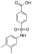 4-(3,4-DIMETHYL-PHENYLSULFAMOYL)-BENZOIC ACID Struktur