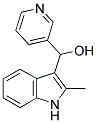 (2-METHYL-1H-INDOL-3-YL)(PYRIDIN-3-YL)METHANOL Struktur