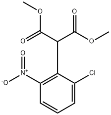 DIMETHYL 2-(2-CHLORO-6-NITROPHENYL)MALONATE Struktur