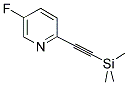 5-FLUORO-2-[2-(TRIMETHYLSILYL)ETHYNYL]PYRIDINE Struktur