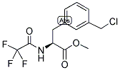 TFA-L-PHE(3-CH2-CL)-OME Struktur