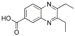 2,3-DIETHYL-QUINOXALINE-6-CARBOXYLIC ACID Struktur