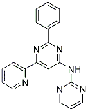 N-(2-PHENYL-6-PYRIDIN-2-YLPYRIMIDIN-4-YL)PYRIMIDIN-2-AMINE Struktur