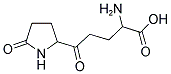 2-AMINO-5-OXO-5-(5-OXO-PYRROLIDIN-2-YL)-PENTANOIC ACID Struktur