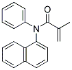 N-(1-NAPHTHYL)-N-PHENYLMETHACRYLAMIDE Struktur