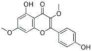 5,4'-DIHYDROXY-3,7-DIMETHOXYFLAVONE Struktur