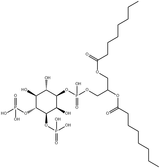 L-ALPHA-D-MYO-PHOSPHATIDYLINOSITOL-3,4-DIPHOSPHATE Struktur