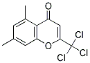 5,7-DIMETHYL-2-(TRICHLOROMETHYL)CHROMONE Struktur