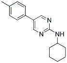 N-CYCLOHEXYL-5-(4-METHYLPHENYL)PYRIMIDIN-2-AMINE Struktur