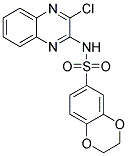 2,3-DIHYDRO-BENZO[1,4]DIOXINE-6-SULFONIC ACID (3-CHLORO-QUINOXALIN-2-YL)-AMIDE Struktur