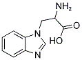 2-AMINO-3-BENZOIMIDAZOL-1-YL-PROPIONIC ACID Struktur