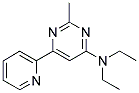 N,N-DIETHYL-2-METHYL-6-PYRIDIN-2-YLPYRIMIDIN-4-AMINE Struktur