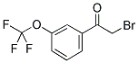 3-(TRIFLUOROMETHOXY)PHENACYL BROMIDE Struktur