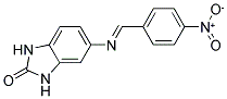 5-((4-NITROBENZYLIDENE)AMINO)-1,3-DIHYDRO-2H-BENZIMIDAZOL-2-ONE Struktur