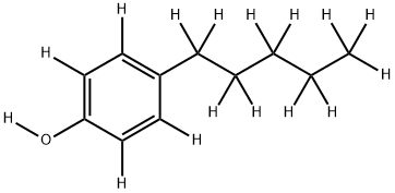 4-N-PENTYLPHENOL-D16 Struktur