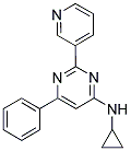 N-CYCLOPROPYL-6-PHENYL-2-PYRIDIN-3-YLPYRIMIDIN-4-AMINE Struktur