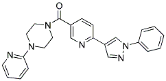 [6-(1-PHENYL-1H-PYRAZOL-4-YL)-PYRIDIN-3-YL]-(4-PYRIDIN-2-YL-PIPERAZIN-1-YL)-METHANONE Struktur