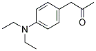 (4-(DIETHYLAMINO)PHENYL)ACETONE Struktur