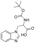 3-BENZOIMIDAZOL-1-YL-2-TERT-BUTOXYCARBONYLAMINO-PROPIONIC ACID Struktur