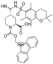 FMOC-L-TRANSHOMOPRO(4-N-AMIDINO-PMC) Struktur