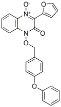 3-(2-FURYL)-1-[(4-PHENOXYBENZYL)OXY]QUINOXALIN-2(1H)-ONE 4-OXIDE Struktur