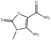 4-AMINO-3-METHYL-2-THIOXO-2,3-DIHYDRO-1,3-THIAZOLE-5-CARBOXAMIDE Struktur