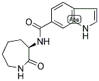 (D)-N-(HEXAHYDRO-(1H)-AZEPIN-2-ON-3-YL)INDOLE-6-CARBOXAMIDE Struktur