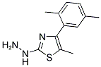 [4-(2,5-DIMETHYL-PHENYL)-5-METHYL-THIAZOL-2-YL]-HYDRAZINE Struktur