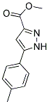 5-P-TOLYL-1 H-PYRAZOLE-3-CARBOXYLIC ACID METHYL ESTER Struktur