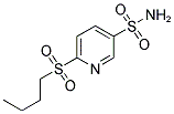 6-(BUTYLSULFONYL)PYRIDINE-3-SULFONAMIDE Struktur