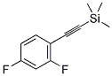 (2,4-DIFLUOROPHENYLETHYNYL)TRIMETHYLSILANE Struktur