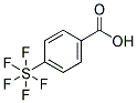 4-(PENTAFLUOROSULFANYL)BENZOIC ACID Struktur