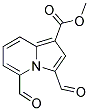 METHYL 3,5-DIFORMYL-1-INDOLIZINECARBOXYLATE Struktur