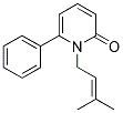 1-(3-METHYLBUT-2-ENYL)-6-PHENYLPYRIDIN-2(1H)-ONE Struktur