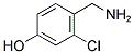 4-AMINOMETHYL-3-CHLORO-PHENOL Struktur