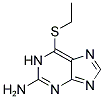 2-AMINO-6-ETHYLMERCAPTO-PURINE Struktur