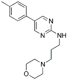 5-(4-METHYLPHENYL)-N-(3-MORPHOLIN-4-YLPROPYL)PYRIMIDIN-2-AMINE Struktur