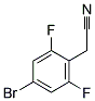 4-BROMO-2,6-DIFLUOROPHENYLACETONITRILE Struktur