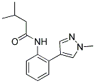 3-METHYL-N-[2-(1-METHYL-1H-PYRAZOL-4-YL)PHENYL]BUTANAMIDE Struktur