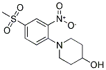 1-[4-(METHYLSULFONYL)-2-NITROPHENYL]PIPERIDIN-4-OL Struktur