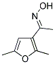 1-(2,5-DIMETHYL-3-FURYL)ETHANONE OXIME Struktur